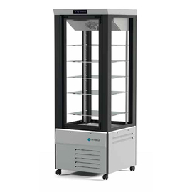 Panoramavitrine MITHRA M-BTV silberfarben | 400 ltr | +5°C bis -21°C Produktbild