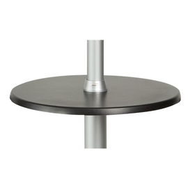 TERM TOWER Tisch, schwarz, Werzalit, Ø 59 x 2,3 cm, Gewicht: 4,16 kg Produktbild