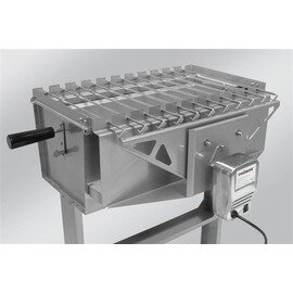 SPA 3060 EM Motorbetriebener Spießaufsatz, Edelstahl, zu Baikal-Grill, (Grillmotor 220 Volt, 11 Spezialspieße) Produktbild