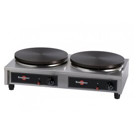 Gas-Doppel-Crêpegerät mit 2 Backplatten Gas 2 x 7000 Watt Produktbild