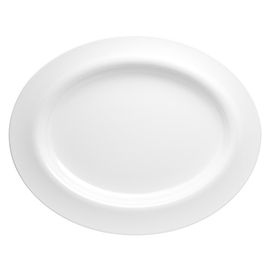 Speiseplatte | Melamin | weiß | oval | 510 mm Produktbild