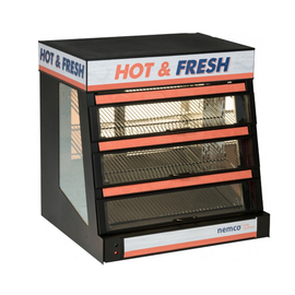 Warmhaltevitrine schwarz 1750 Watt 120 Volt L 762 mm B 718 mm H 778 mm Produktbild