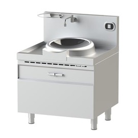 Wokherd Induktion 8 kW | 1 Kochstelle inkl. 1 Wokpfanne Ø 400 mm Produktbild