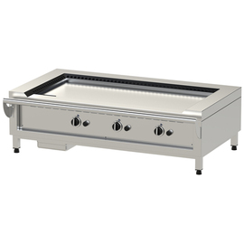 Teppanyaki Gas 3 Heizzonen | Grillfläche Maße 1200 x 550 mm | Brenneranzahl 3 Produktbild