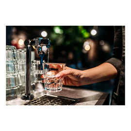Wasserspender mit Ablaufwanne Produktbild 1 S