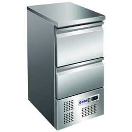 Kühltisch Gastronorm KTM 106 Umluftkühlung 100 Watt 109 ltr | 2 Schubladen Produktbild