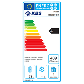 Kühlschrank KBS 202 U CHR | 129 ltr | Volltür Produktbild 1 L
