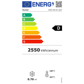Glastürtiefkühlschrank TK 402 GDU weiß | 403,0 ltr | Umluftkühlung Produktbild 1 S