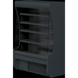 Wandkühlregal Paros 100 | RAL 9005 - schwarz Produktbild