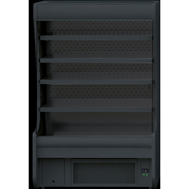 Wandkühlregal Paros 100 | RAL 9005 - schwarz Produktbild 2 S