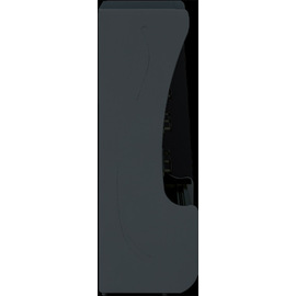 Wandkühlregal Paros 100 | RAL 9005 - schwarz Produktbild 3 S
