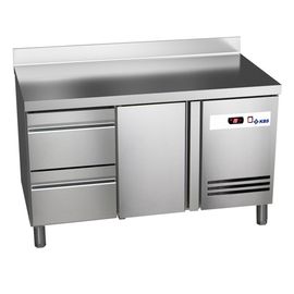Kühltisch READY KT2002 Umluftkühlung 172 Watt 290 ltr | Aufkantung | 1 Volltür | 2 Schubladen Produktbild
