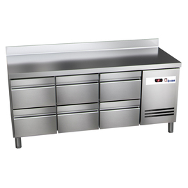Kühltisch READY KT3006 Umluftkühlung 172 Watt 452 ltr | Aufkantung | 6 Schubladen Produktbild