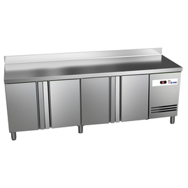 Kühltisch READY KT4000 Umluftkühlung 204 Watt 615 ltr | Aufkantung | 4 Volltüren Produktbild