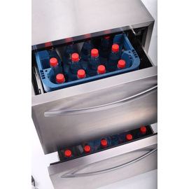 Schubladenkühler UKS 140 Edelstahl | 150 ltr | passend für 45 Flaschen à 1 Liter Produktbild 1 S