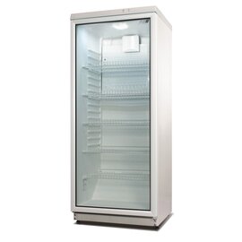 Glastürkühlschrank FLK 292 weiß 290 ltr | Umluftkühlung | Türanschlag rechts Produktbild