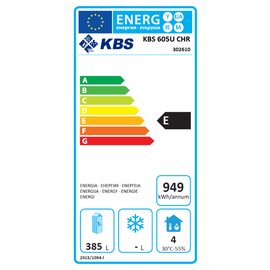 Umluft Gewerbekühlschrank KBS 605 U | 600 ltr | Türanschlag wechselbar Produktbild 1 S