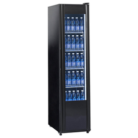 Glastürkühlschrank KBS 326 G Slim schwarz 311 ltr | Umluftkühlung | Türanschlag rechts Produktbild