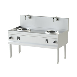 Induktions-Wokherd inkl. 2 Wokpfannen | 2 Kochstellen | 10 kW Produktbild