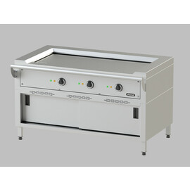 Teppanyaki Elektro 3 Heizzonen | Grillfläche Maße 1200 x 550 mm Produktbild 2 S
