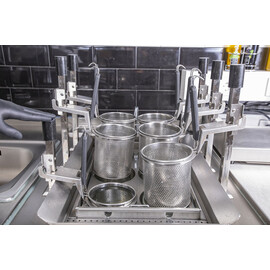 Asia-Nudelkocher Elektro mit Auto-Lift inkl. 6 Körbe Produktbild 4 S