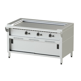 Teppanyaki Gas 3 Heizzonen | Grillfläche Maße 1200 x 550 mm | Brenneranzahl 3 Produktbild 2 S