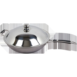 Wokpfanne | Induktion | Halte- und Soft-Grip-Stielgriff Ø 360 mm H 180 mm Produktbild