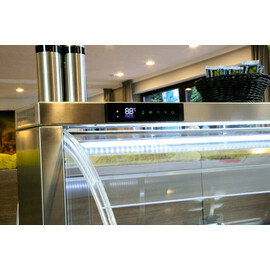 Salatbar Frutiger 4 mit Hustenschutz | passend für 4 x GN 1/1 - 150 mm Produktbild 3 S