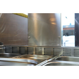 Salatbar Frutiger 4 mit Hustenschutz | passend für 4 x GN 1/1 - 150 mm Produktbild 6 S