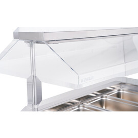 Salatbar Isola 6M VT mit Hustenschutz | passend für 6 x GN 1/1 - 150 mm Produktbild 6 S