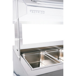 Salatbar Isola 6M VT mit Hustenschutz | passend für 6 x GN 1/1 - 150 mm Produktbild 7 S