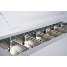 Salatbar Isola 6M VT mit Hustenschutz | passend für 6 x GN 1/1 - 150 mm Produktbild 3 S