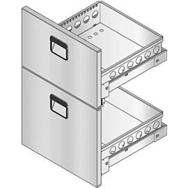 30.4115 Schubladensatz 1/3 + 2/3 anstatt Tür für Umluft-Getränketheke (Modelle Paris, Bergamo, London, Bristol, Palermo, Napoli) Produktbild