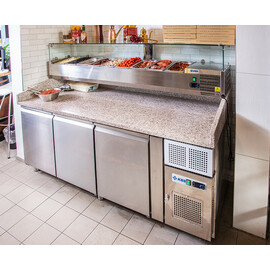 Pizzatisch PIZZA 2600 | 428 ltr | Umluftkühlung | 2 Volltüren Produktbild 2 S