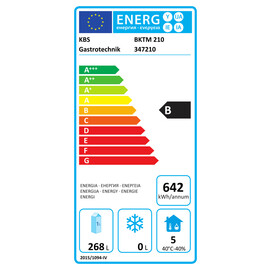 Backwarenkühltisch BKTM 210 Umluftkühlung 300 Watt 428 ltr | 2 Volltüren Produktbild 22 L