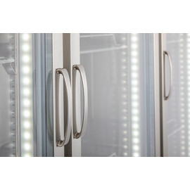 Edelstahlkühlschrank KU 1900 G mit 3 Glastüren | Umluftkühlung 1852 ltr | 1343,0 ltr Produktbild 5 S