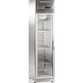 Edelstahlkühlschrank KU 358 G Gastronorm | Glastür | Umluftkühlung 303 ltr | 227,0 ltr Produktbild 2 S