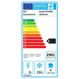 Tiefkühltisch READY TKT3000 Umluftkühlung 667 Watt 214 ltr | 3 Volltüren Produktbild 22 S
