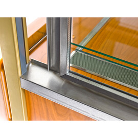 Kuchen-Verkaufstheke Jamaika 1400 mahagonifarben 230 Volt | 3 Borde | gerundet  | Krümelschublade Produktbild 3 S