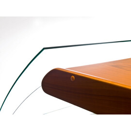 Kuchen-Verkaufstheke Jamaika 1400 mahagonifarben 230 Volt | 3 Borde | gerundet  | Krümelschublade Produktbild 6 S