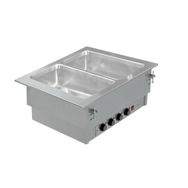 Einbau-Bain-Marie 2 x GN 1/1 | 230 Volt 1600 Watt L 790 mm Produktbild