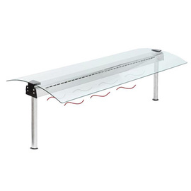 Glasaufbau beidseitig mit Beleuchtungs- und Heizelement für 5 GN Produktbild