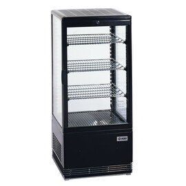 Aufsatz-Kühlvitrine RT 78 G | schwarz Produktbild