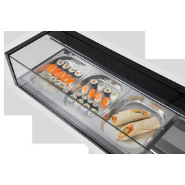 Belegstation Sushi 1810 | Statische Kühlung | 5 Behälter GN 1/2 Produktbild 2 S