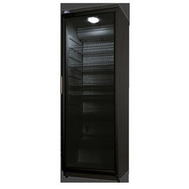 Glastürkühlschrank CD 350 schwarz | 350 ltr | Umluftkühlung | Türanschlag wechselbar Produktbild