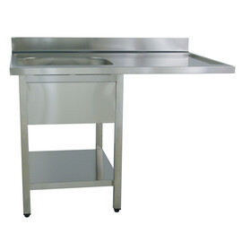 Spülcenter 1 Becken | Abtropffläche rechts | glatt L 1200 mm T 700 mm H 850 mm Produktbild