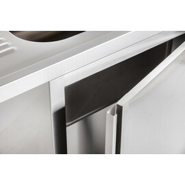 Spülcenter mit Unterschrank Becken rechts | 1 Becken L 1400 mm T 700 mm H 850 mm Produktbild 5 S