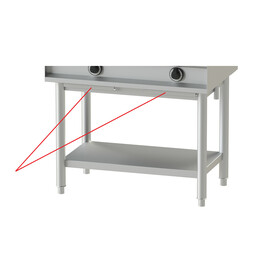 Gas-Wokherd 26 kW | Unterbau offen Produktbild 3 S