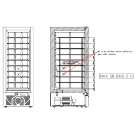Energiespar-Speiseeis-Lagerschrank TKU 603 Eis weiß 600 ltr | Statische Kühlung | Türanschlag rechts Produktbild 2 S