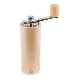 Salzmühle Isen Edelstahl Holz | Mahlgrad einstellbar H 180 mm Produktbild